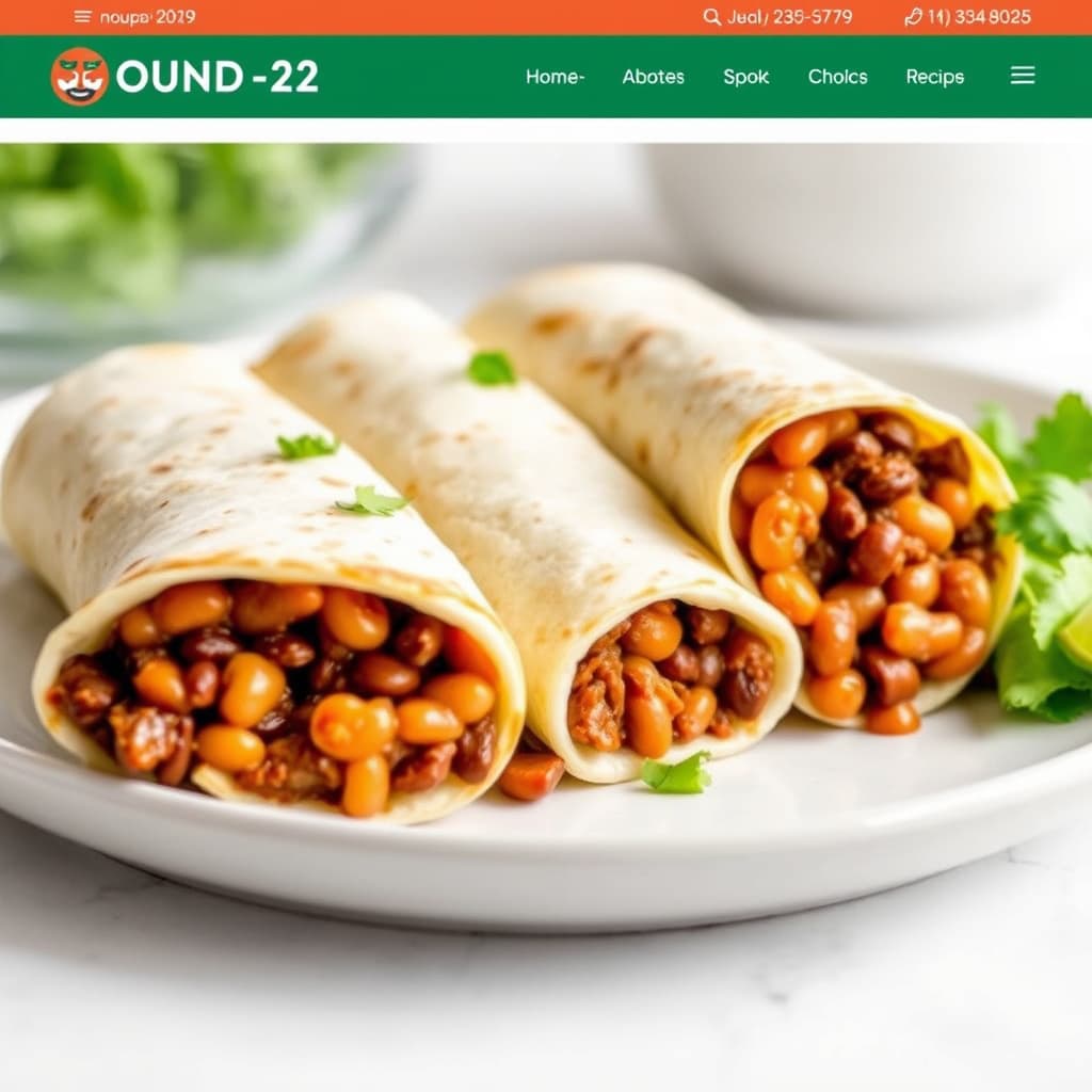 Runde 2-oppskrift – Biff- og bønneburritos