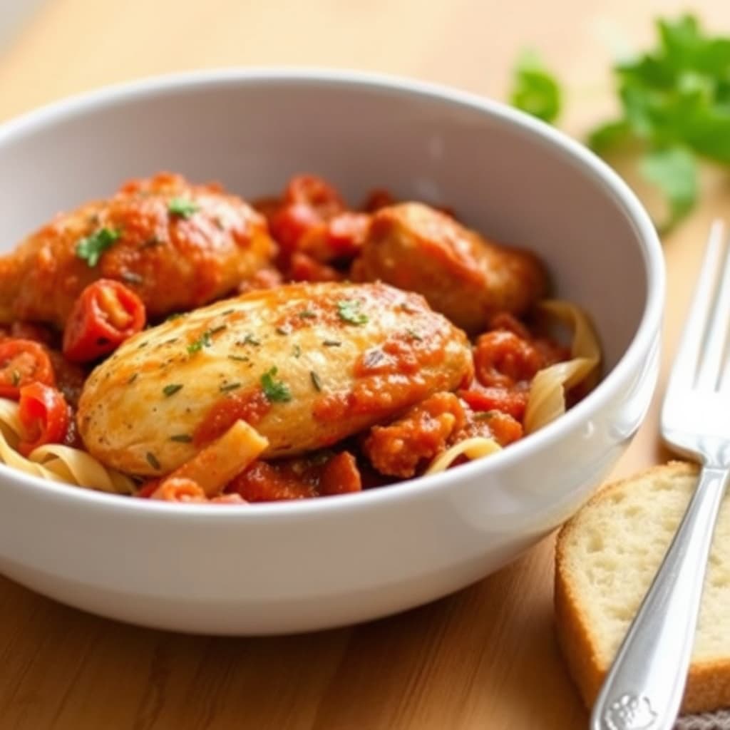 Runde 2-oppskrift: Kylling Cacciatore