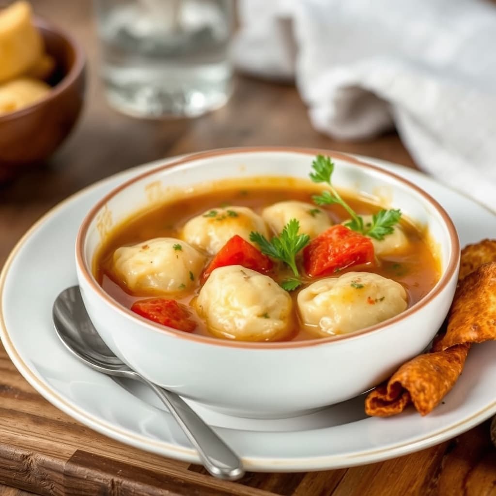 Runde 2 Oppskrift: Tyske dumplingsuppe