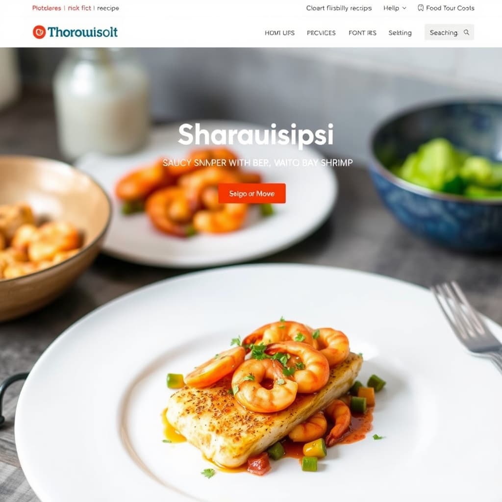 Saftig snapper med sjøkreps