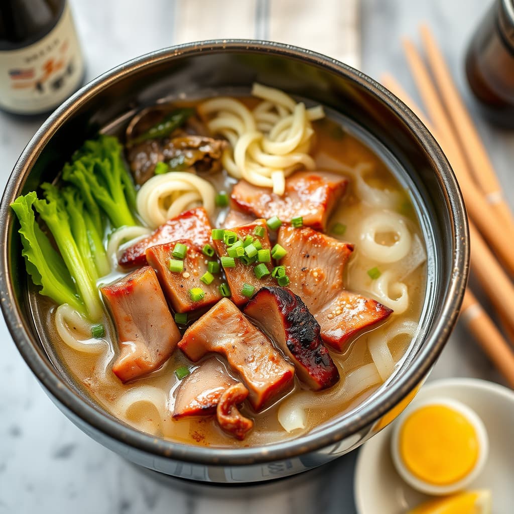 Sake svinekjøtt Shabu Shabu