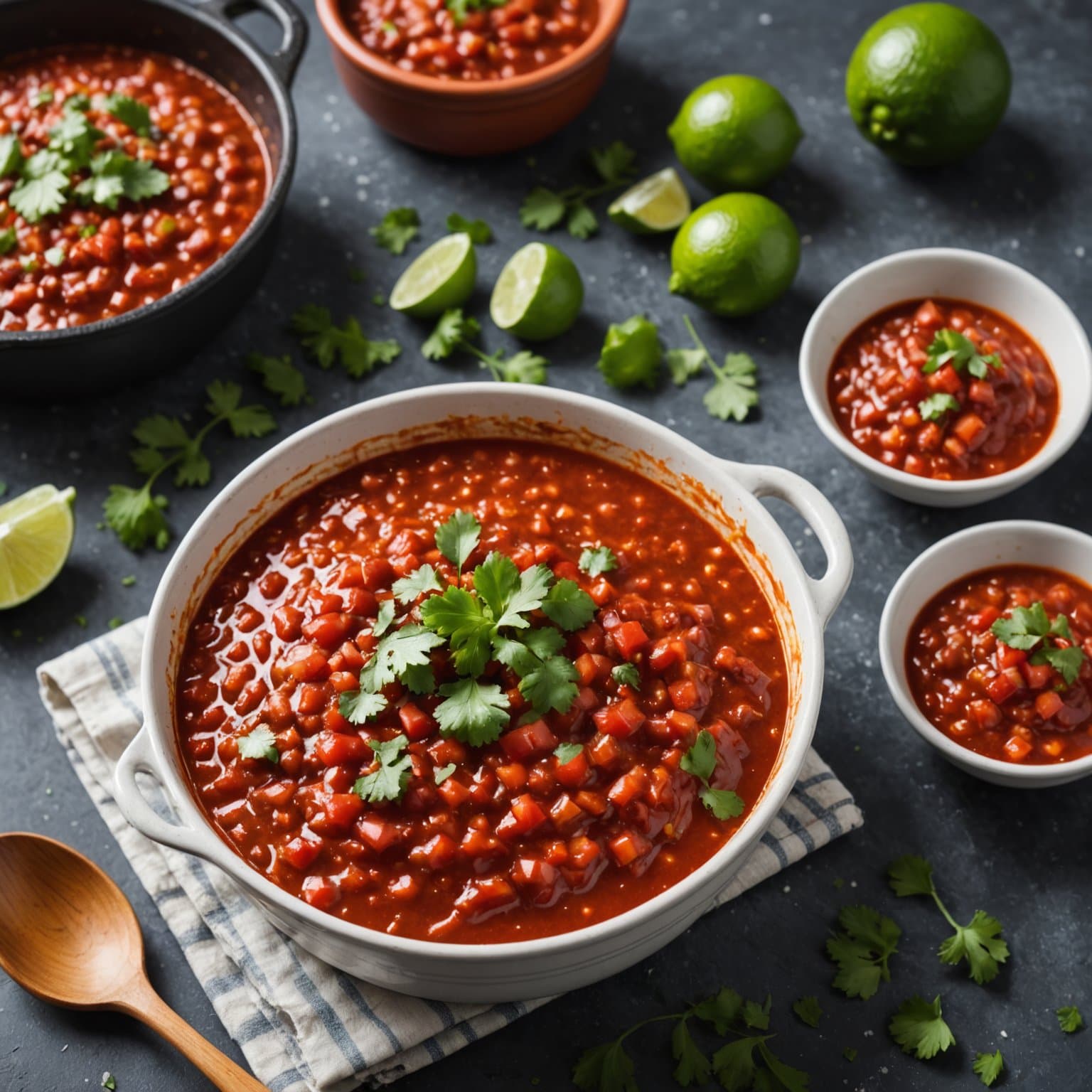 Salsa Roja til enchiladas eller våte burritos