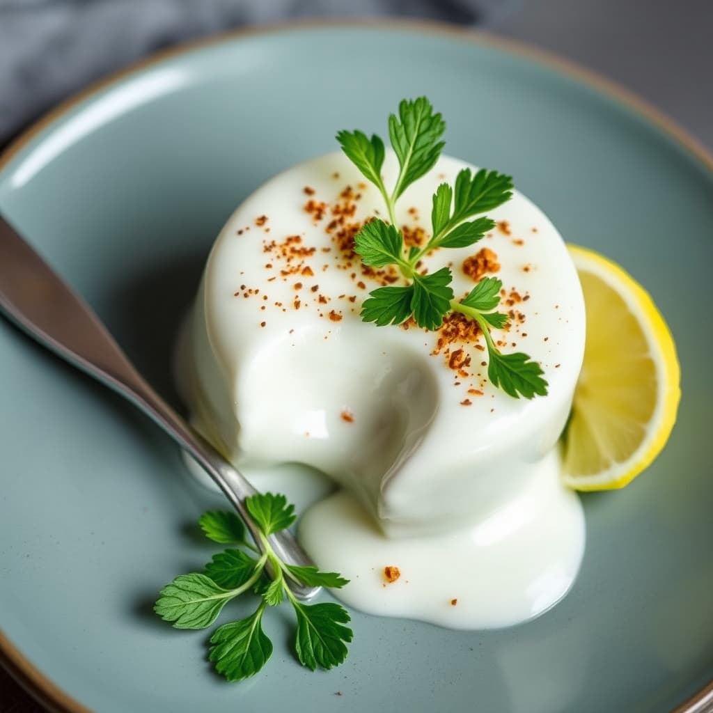 Salt og pepper horseradish panna cotta