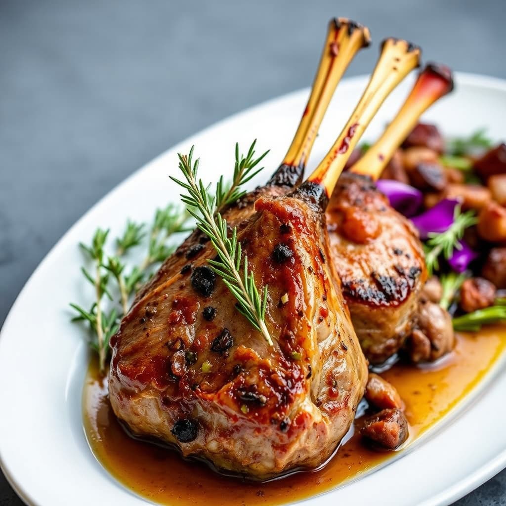 Saltet og rosmarin-ovnsbakt lam