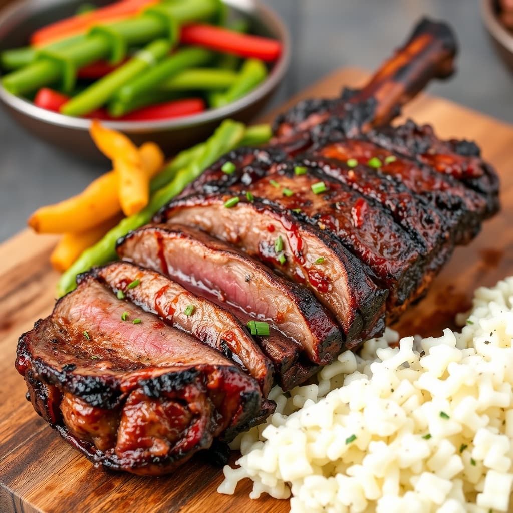 Santa Maria-stil BBQ
Oakwood grillet tri-tip