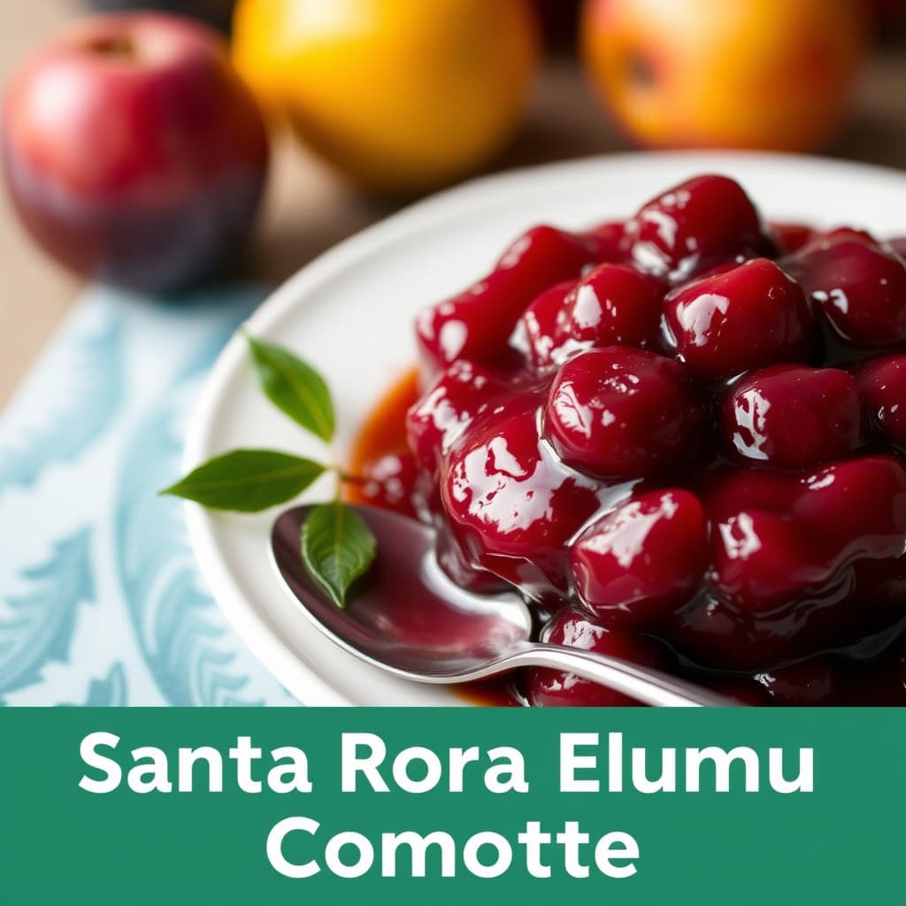 Santa Rosa plommekompott