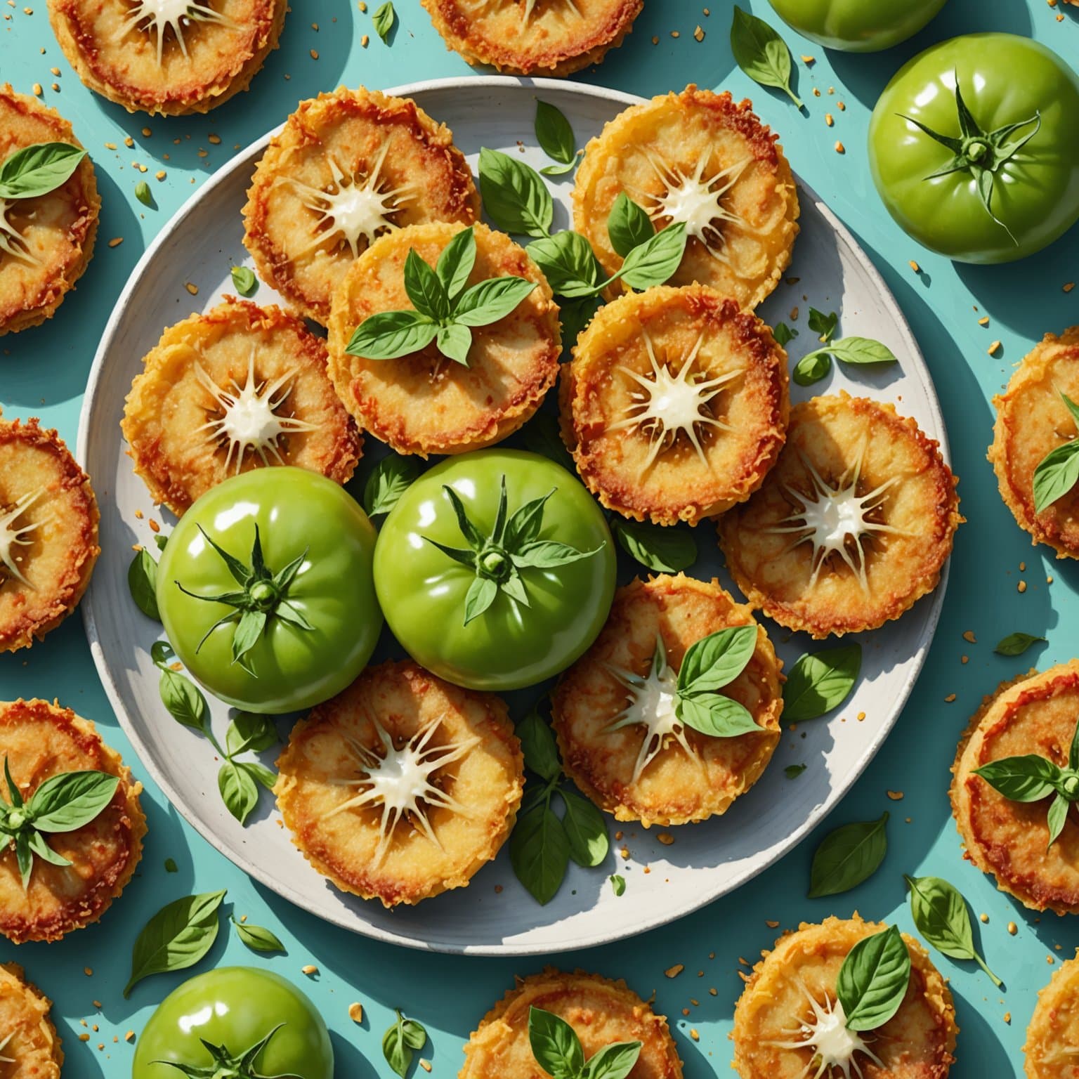 Sarahs stekte grønne tomater