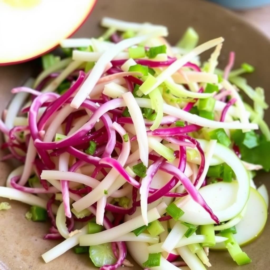 Selleri-, eple- og fenelsalat