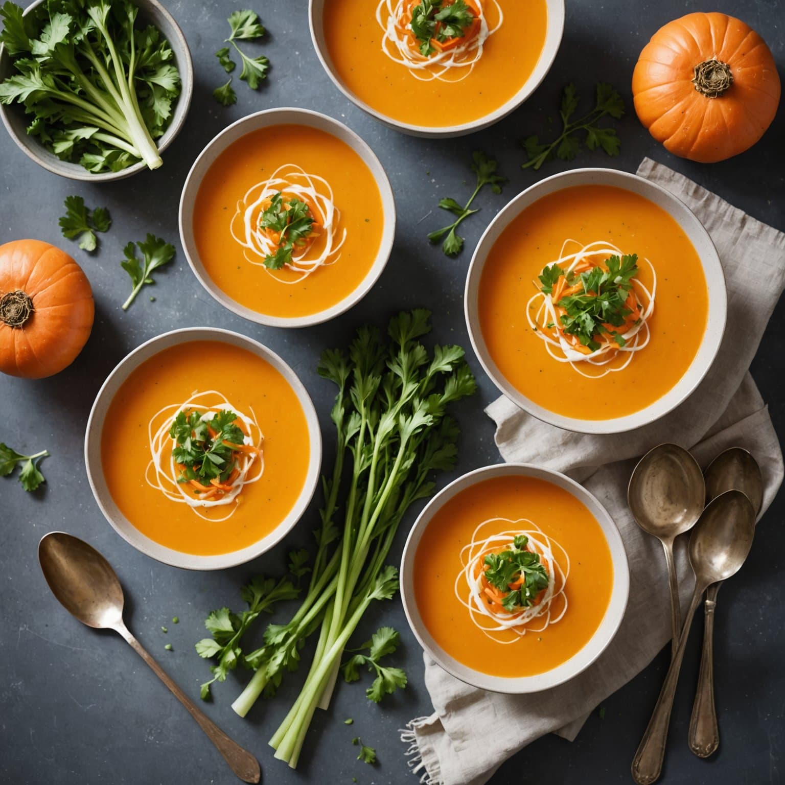 Sellerirot- og gulrotsuppe