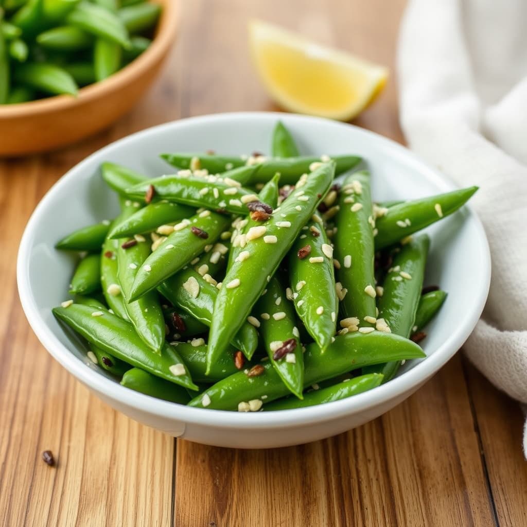 Sesam-sneglebønner: Lavkarbo