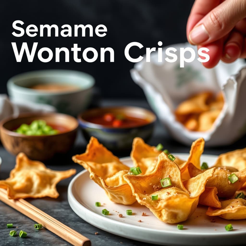 Sesamwontonchips