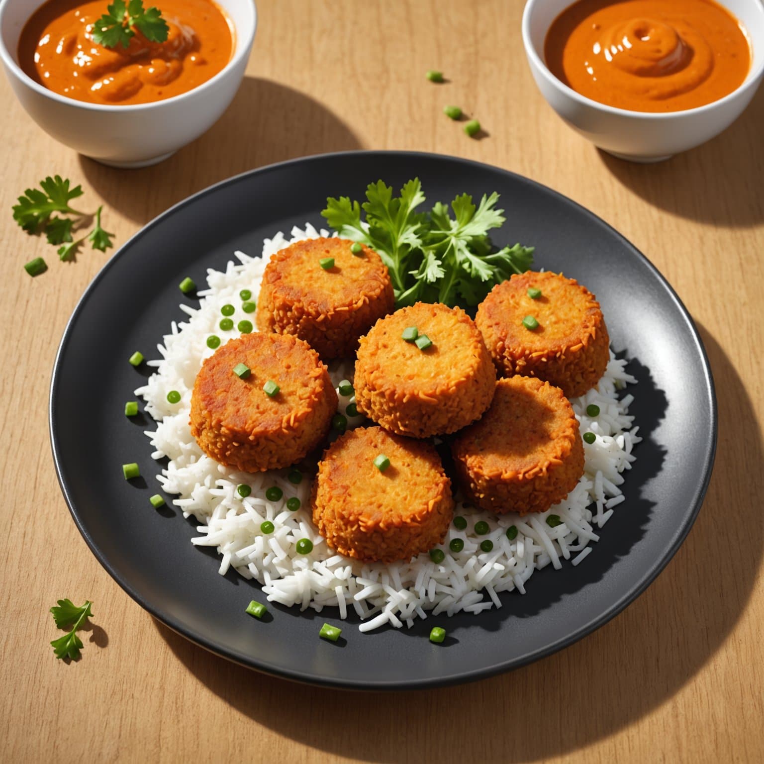 Shirataki- og gulrotcurrykroketter