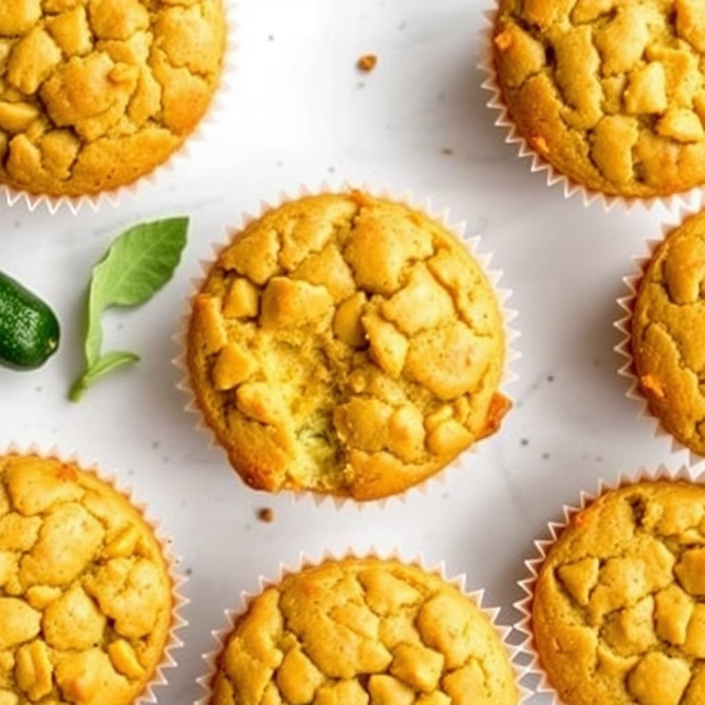 Sitron- og squashmuffins