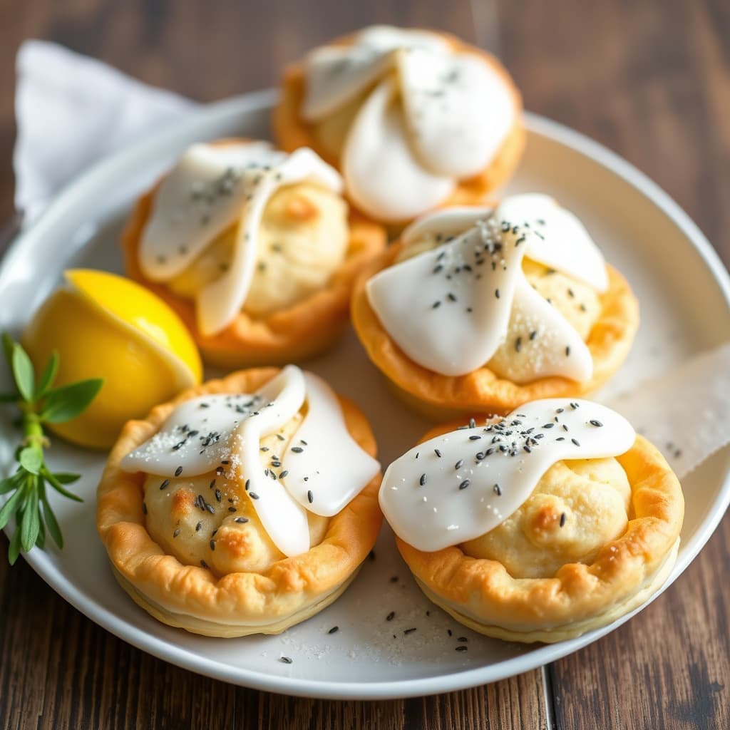 Sitron- og valmuefrøboller