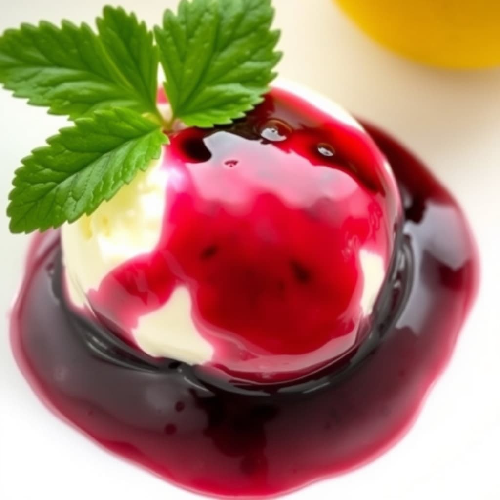 Sitronis med solbærsirup