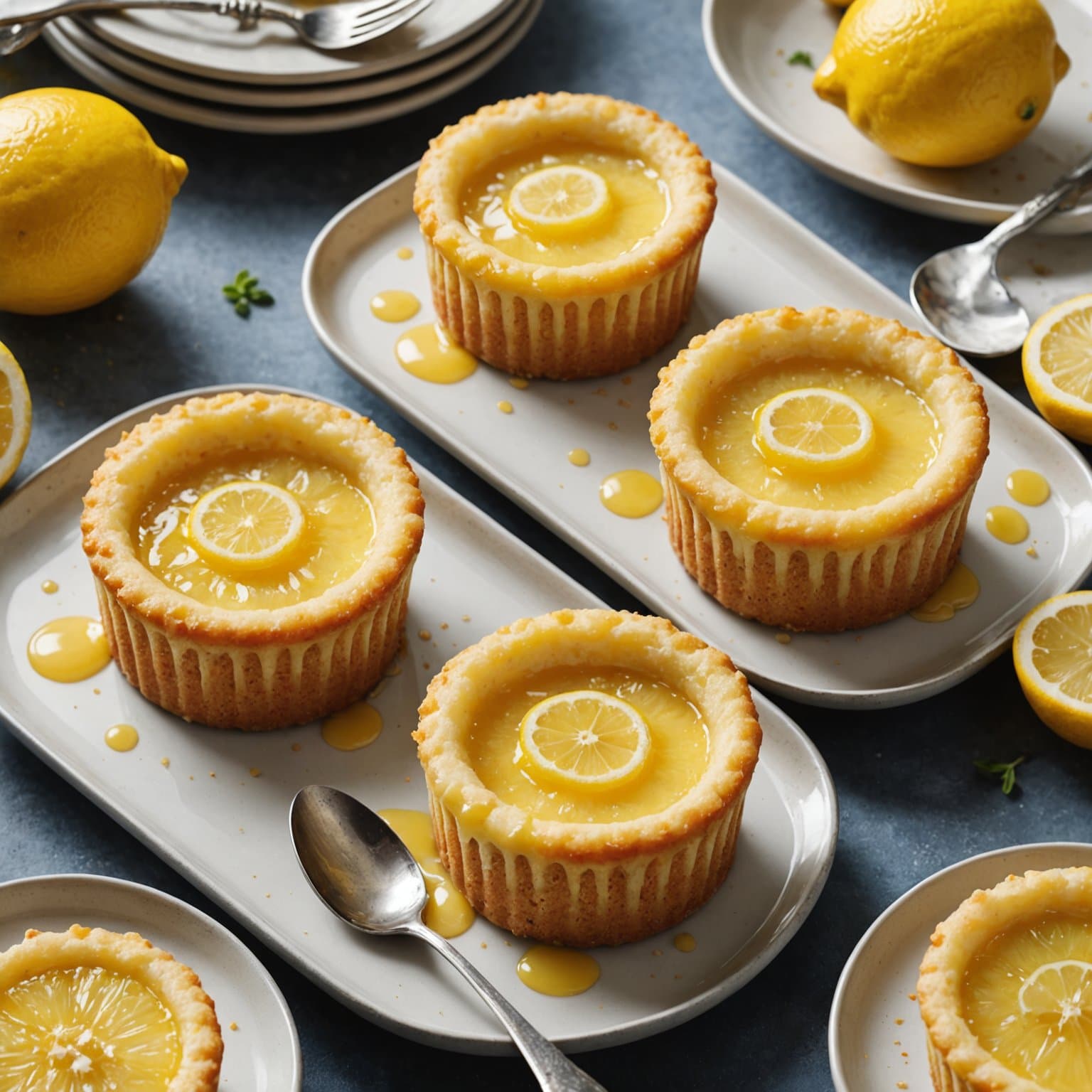 Sitronpuddingkaker fra EatingWell