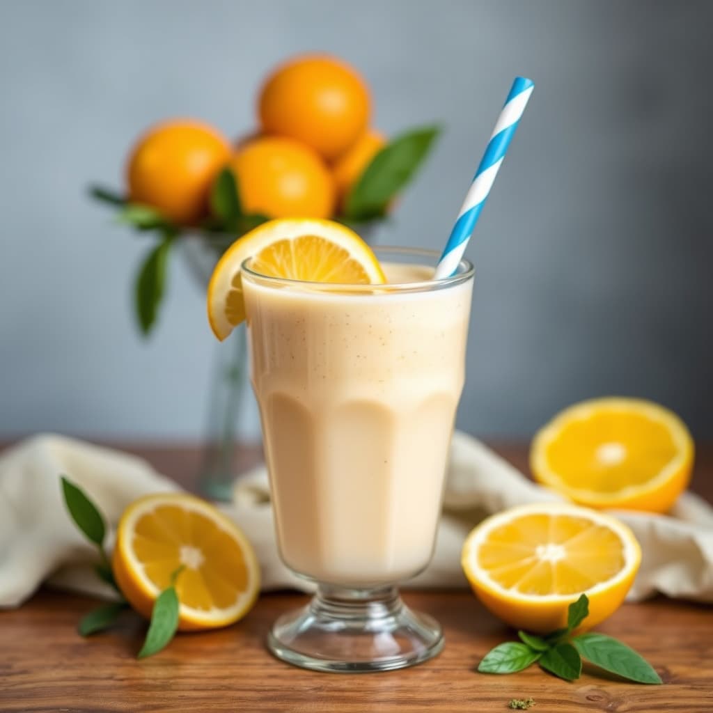 Sitrus- og kremsmoothie