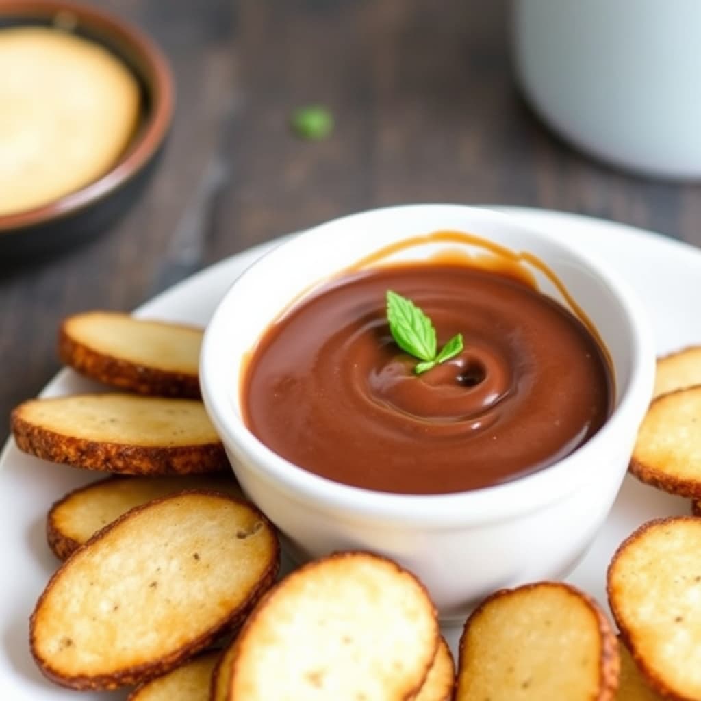 Sjokolad- og ingefærdippsaus