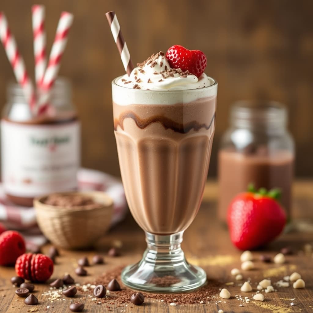 Sjokolade Buzz Milkshake