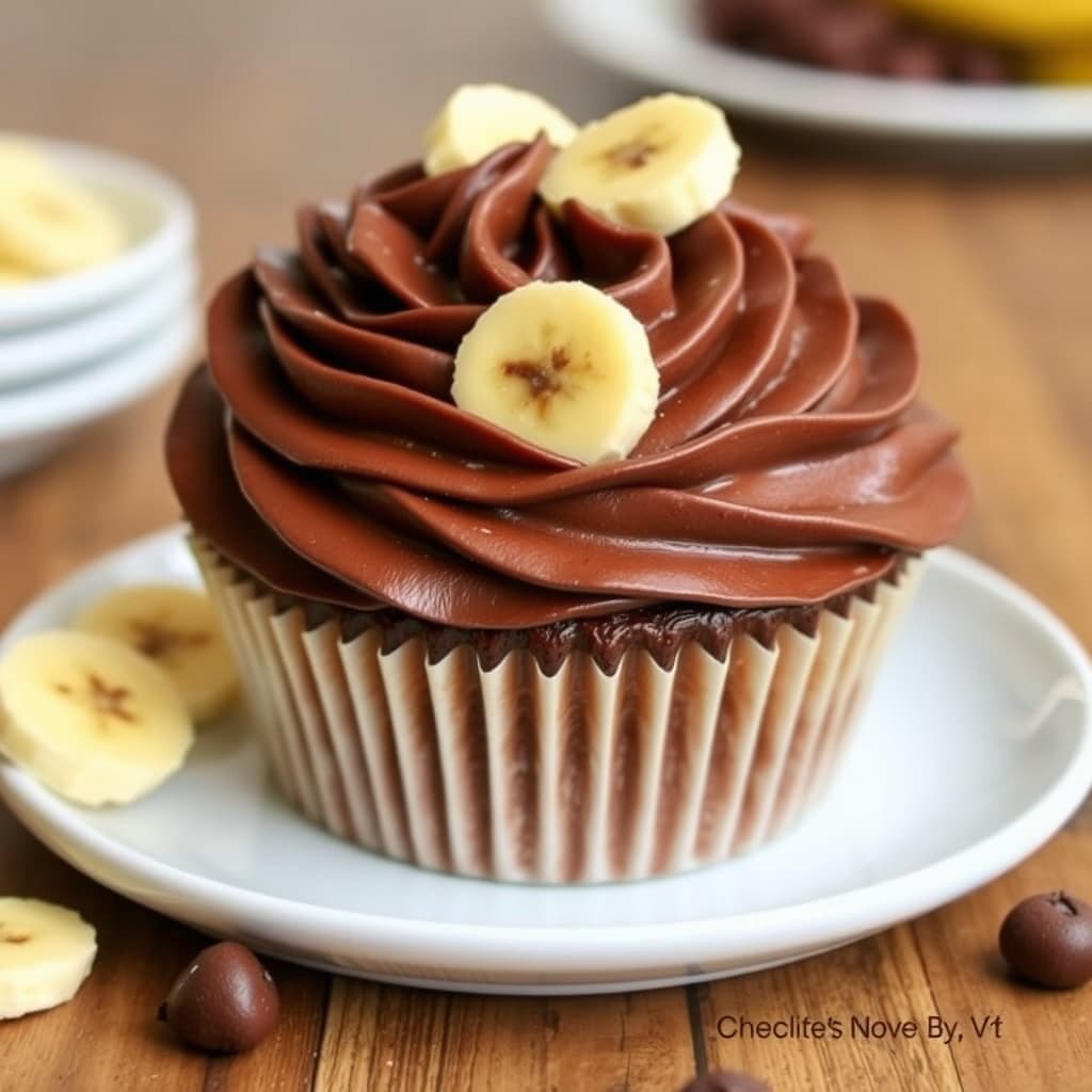 Sjokolade- og bananfrosting