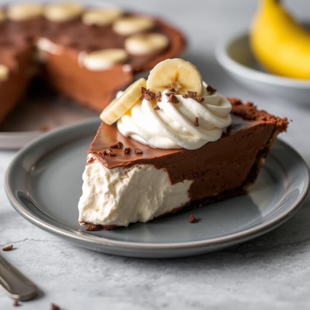 Sjokolade- og bananiskrempai