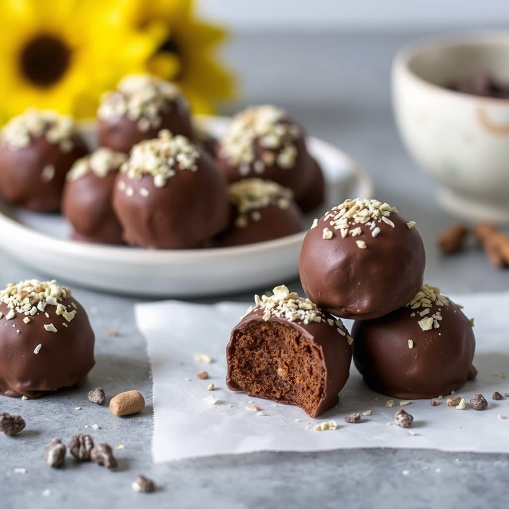 Sjokolade- og Earl Grey-trøfler