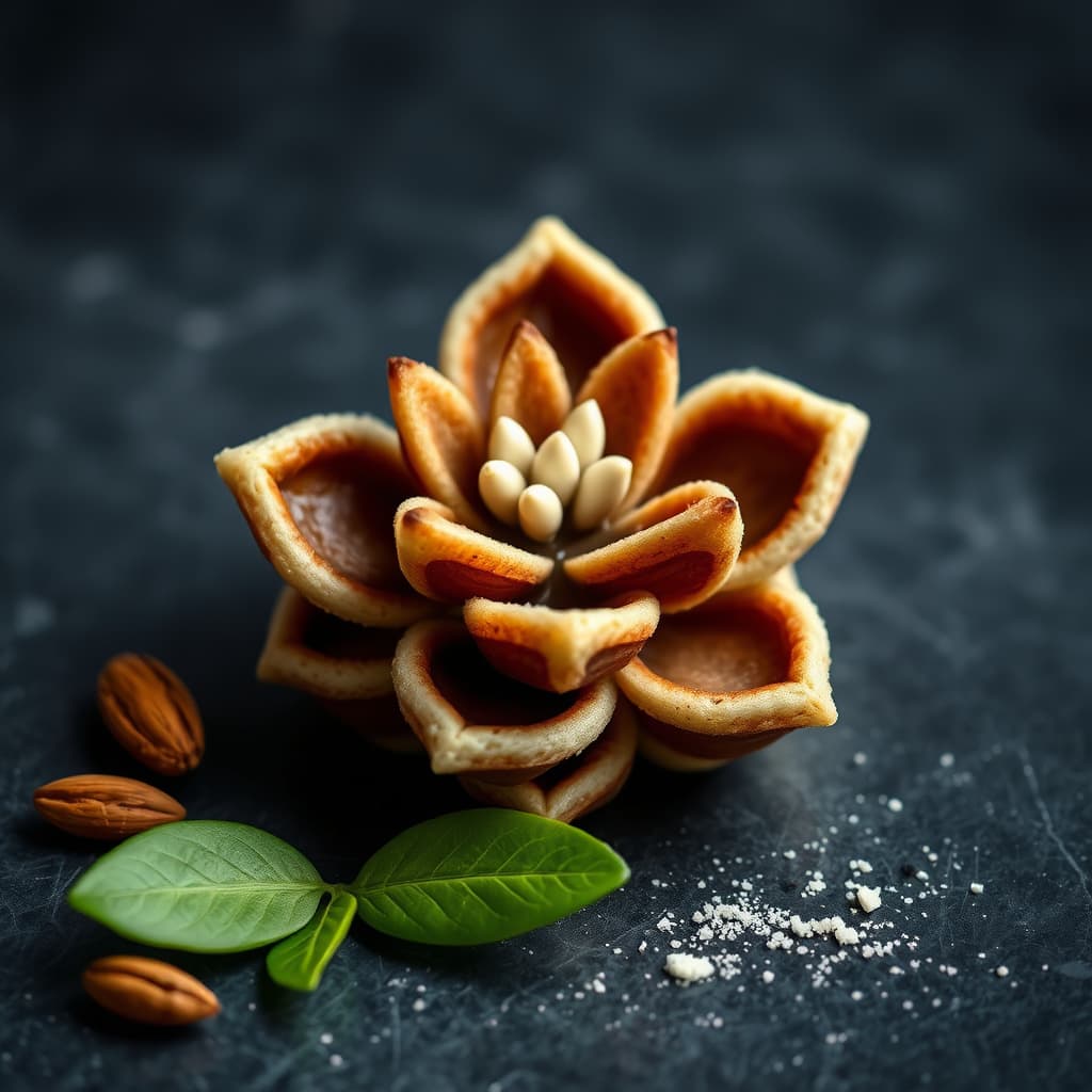 Sjokolade- og mandelflower