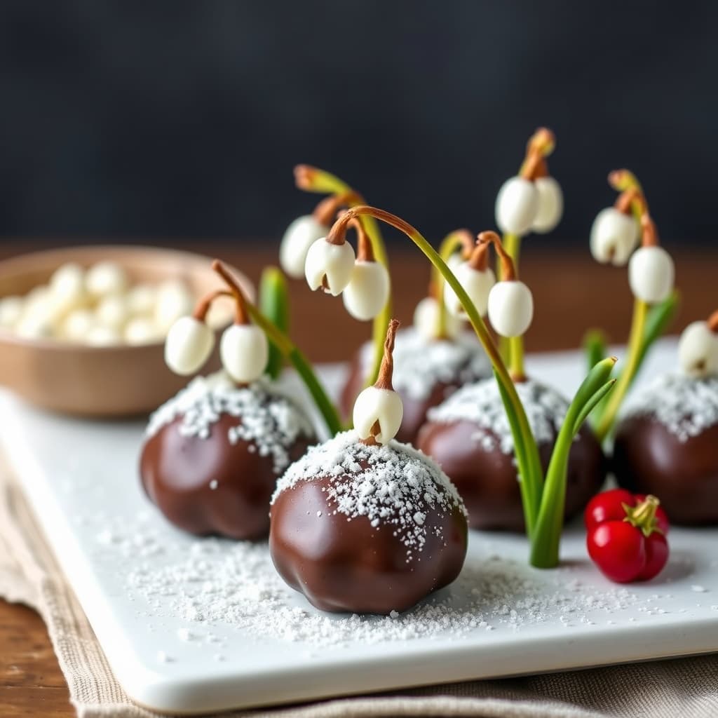 Sjokolade snøklokker