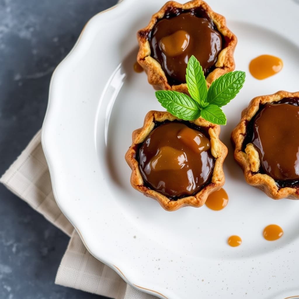 Sjokoladecrostatakaker med marmelade