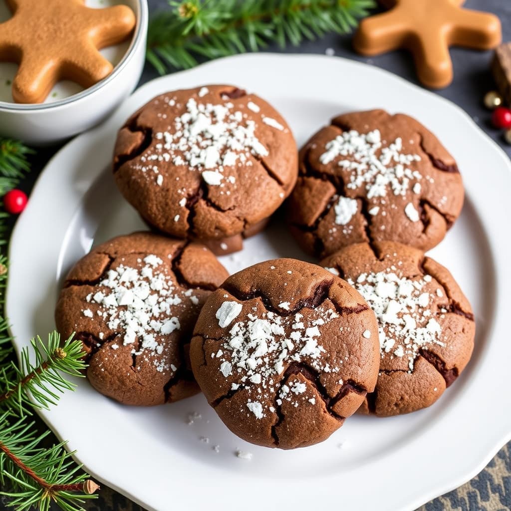 Sjokoladede gingerkjeks