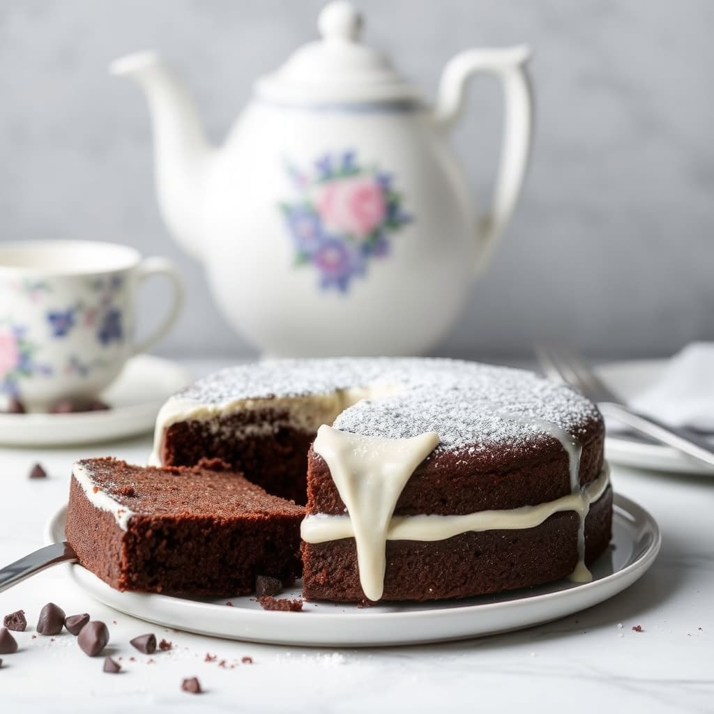 Sjokoladeengelsk te-kake