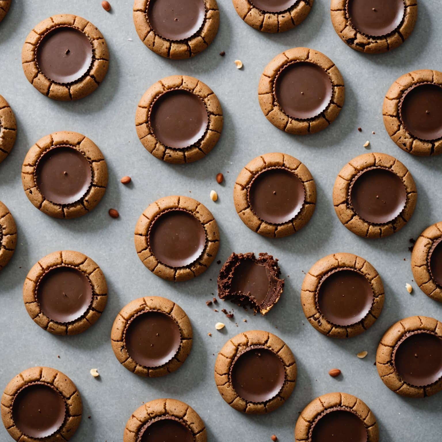 Sjokoladekaramell- og peanøttsmørkaker