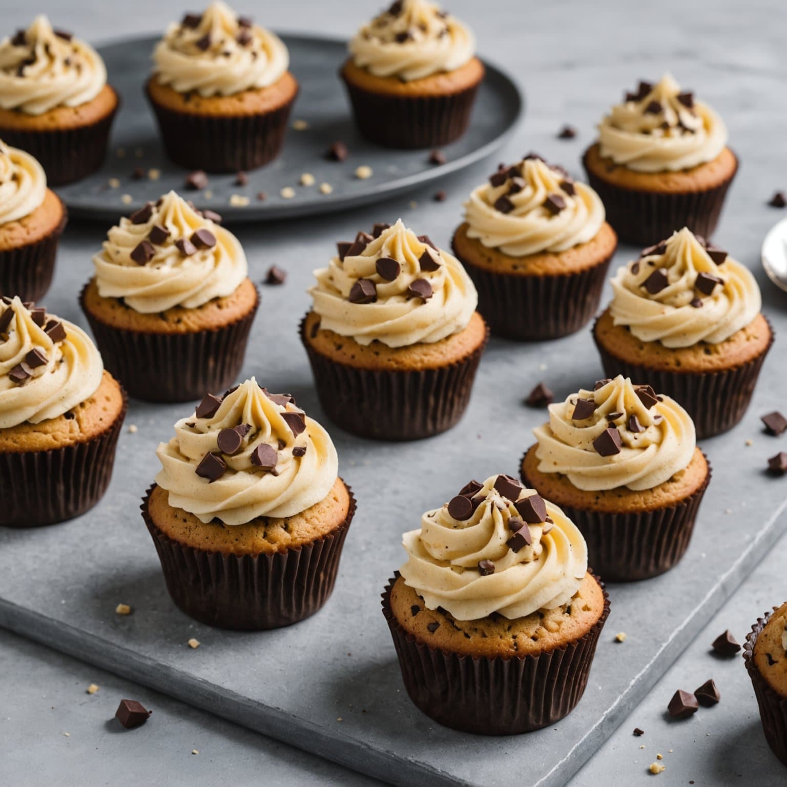 Sjokoladekjeksdeig + cupcake = den beste cupcakeen. Noensinne.