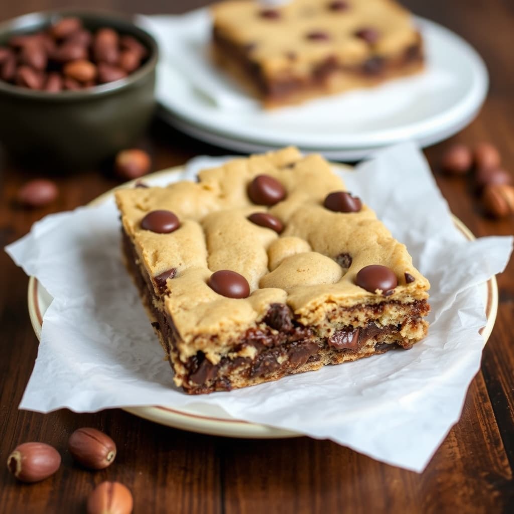 Sjokoladeknakkekjeks med hasselnøtter