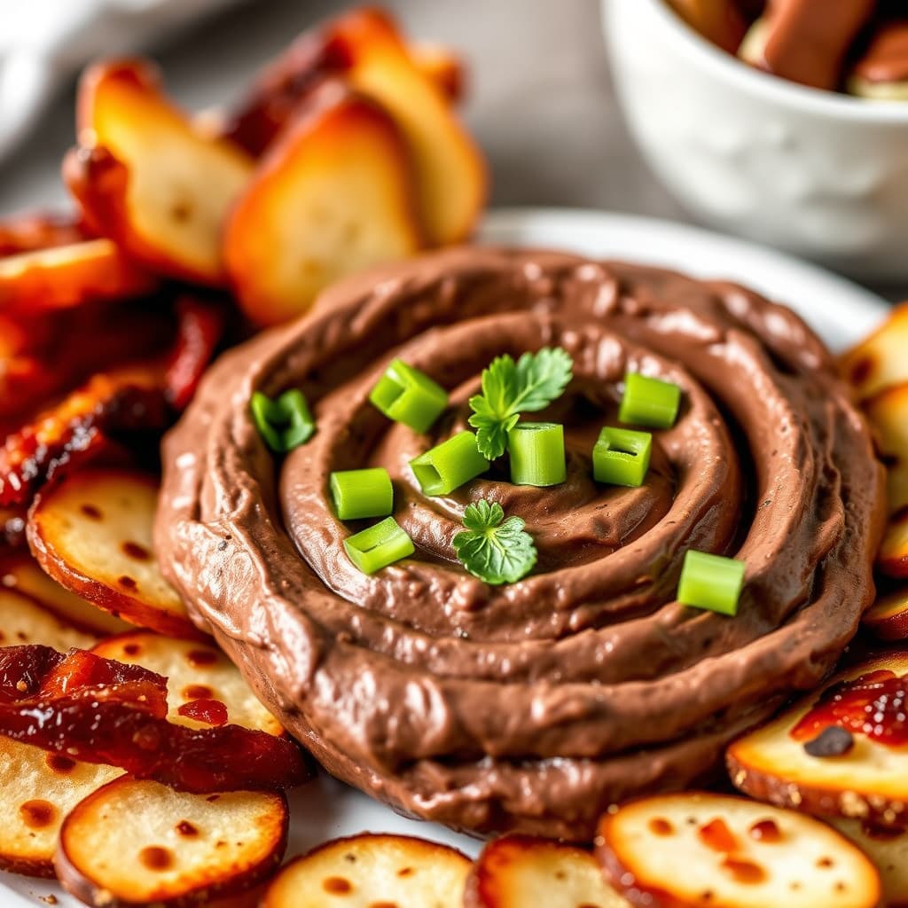 Sjokoladekrem med kandisert bacon