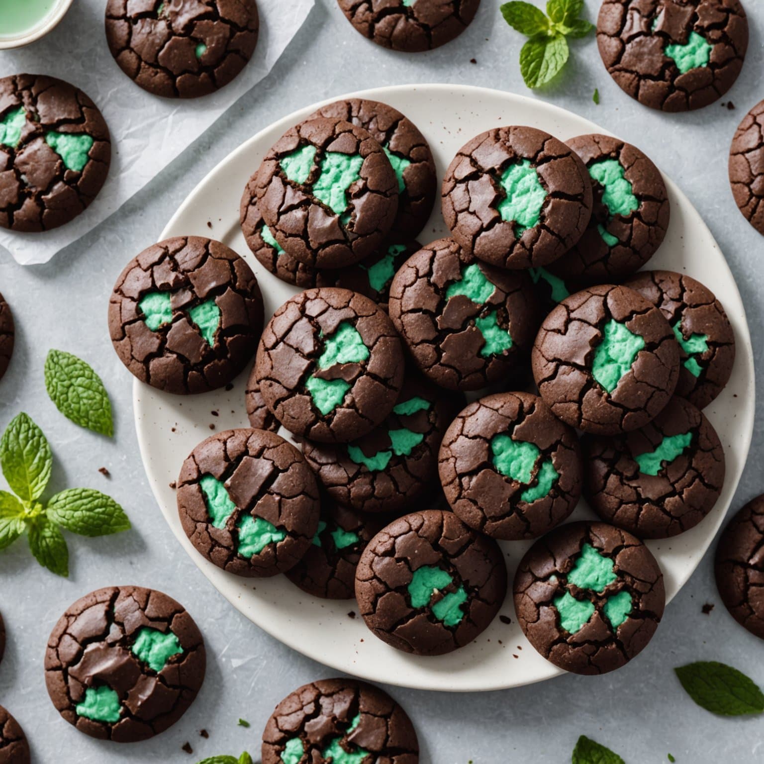 Sjokolademyntesnurrer med krøll fra Reynolds® Bakepapir