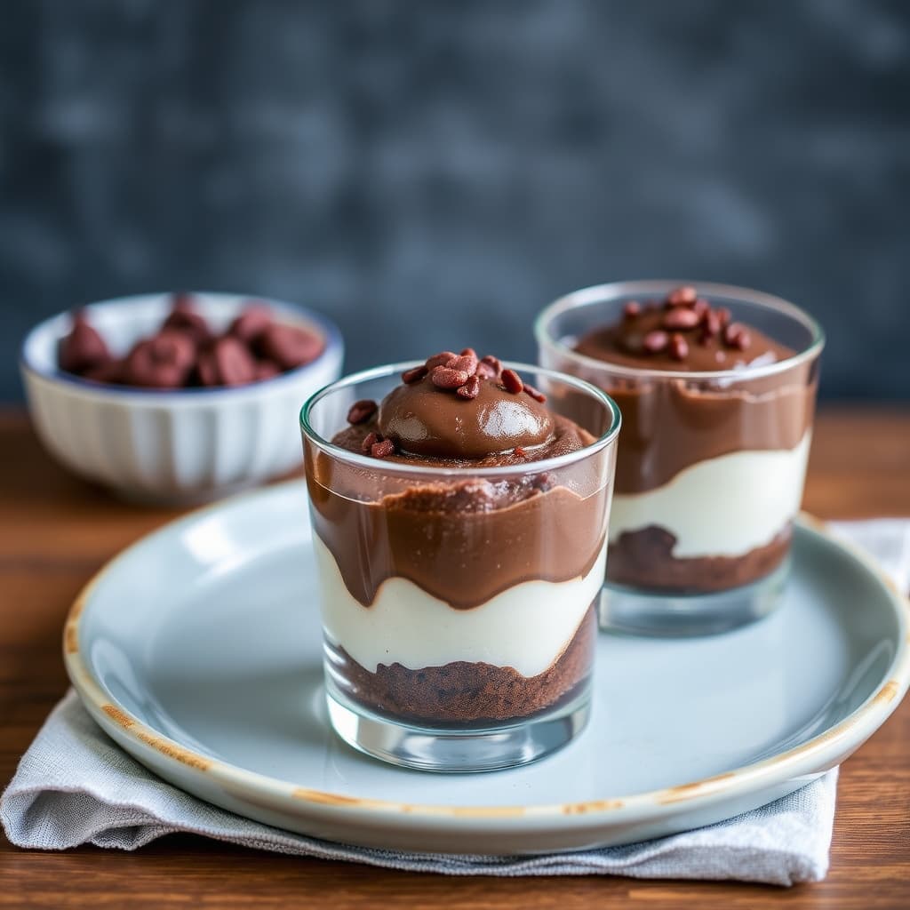 Sjokoladenatillas med kaffebønnegranita