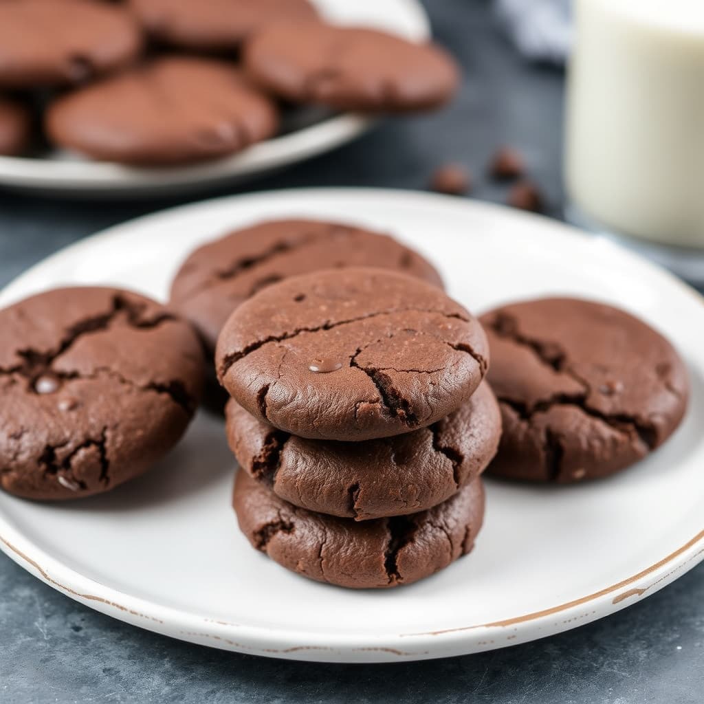 Sjokoladesmåkaker med shortbread-konsistens