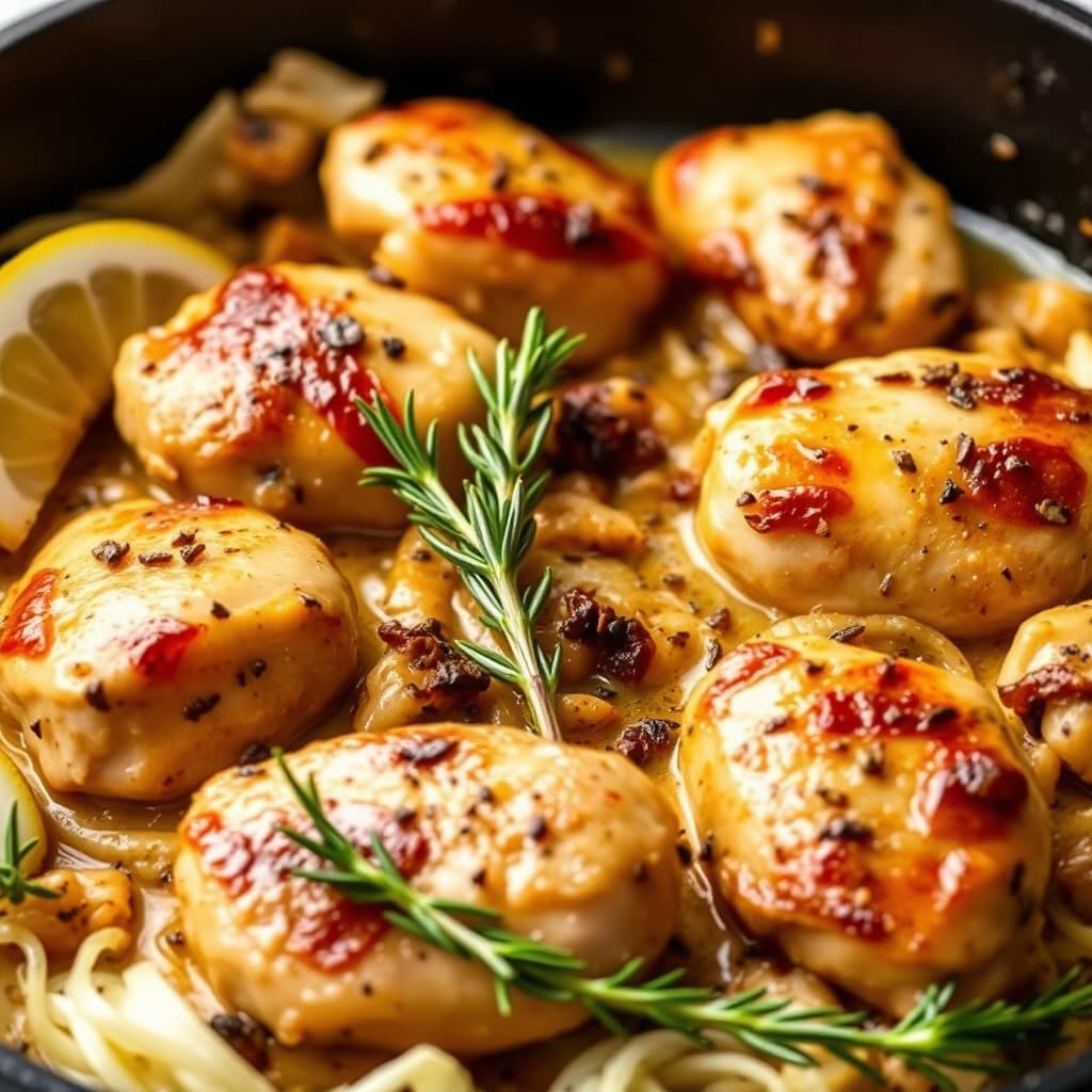 Skillet Rosemary Chicken