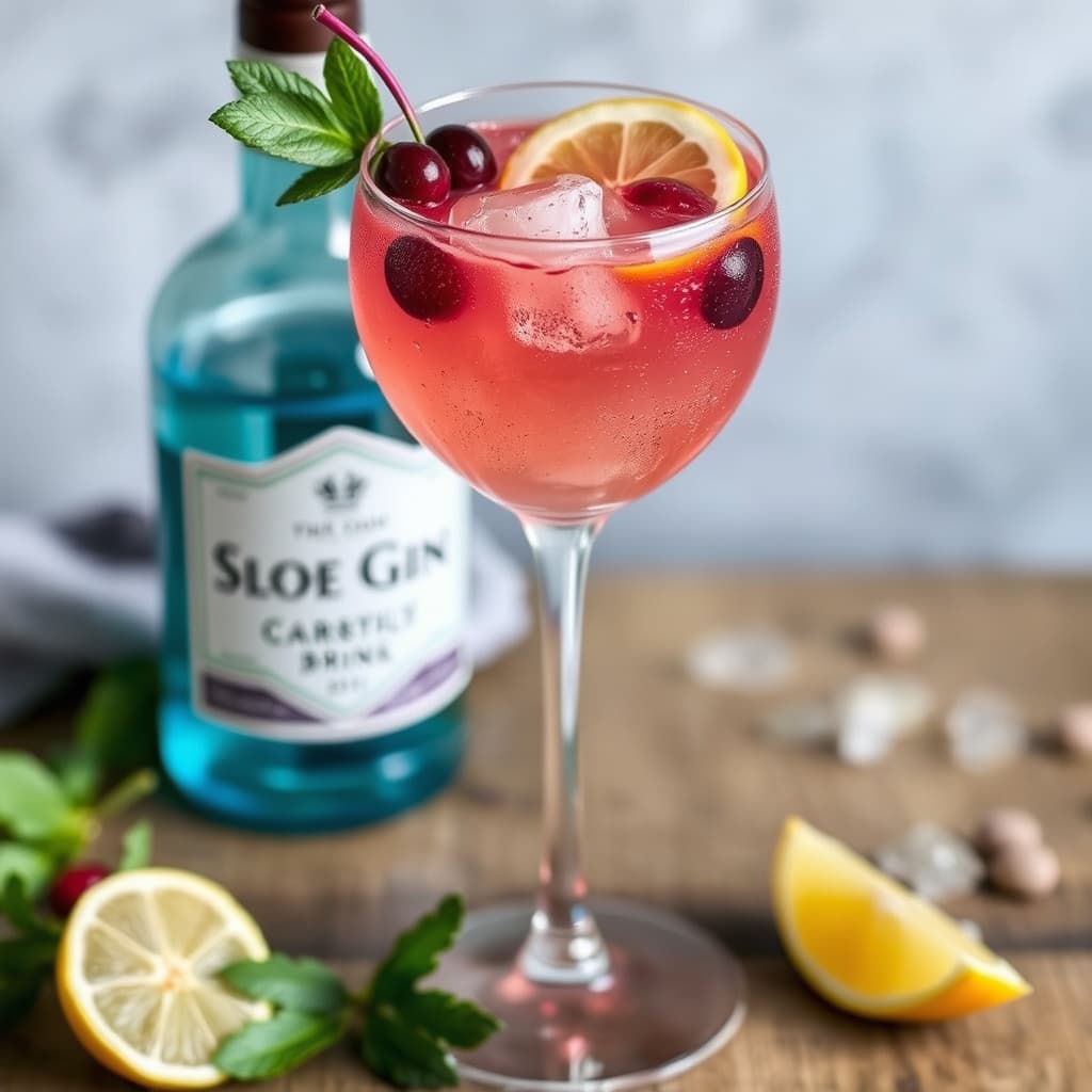 Sloe Gin Spritz