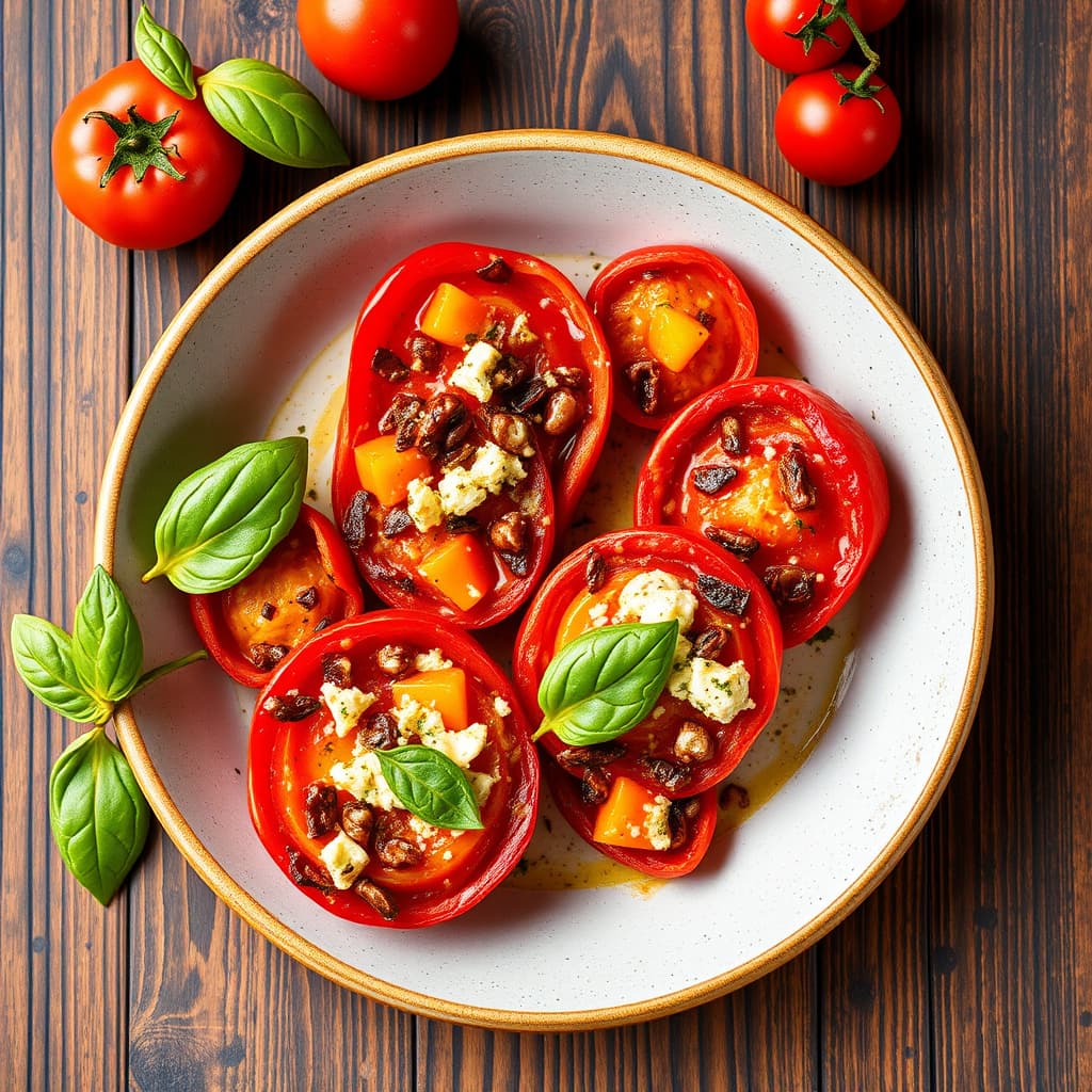 Smakfulle ovnsbakte tomater