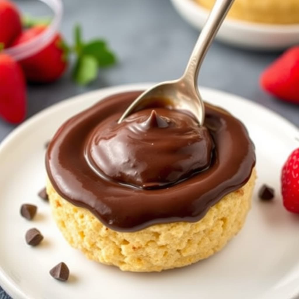 Smeltet sjokoladeganache