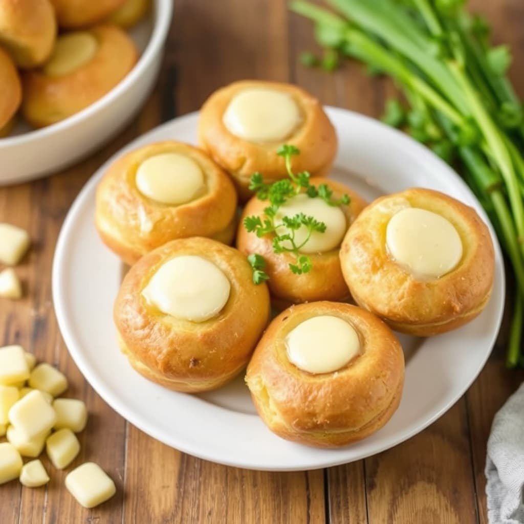 Smørbakte potetbrødruller