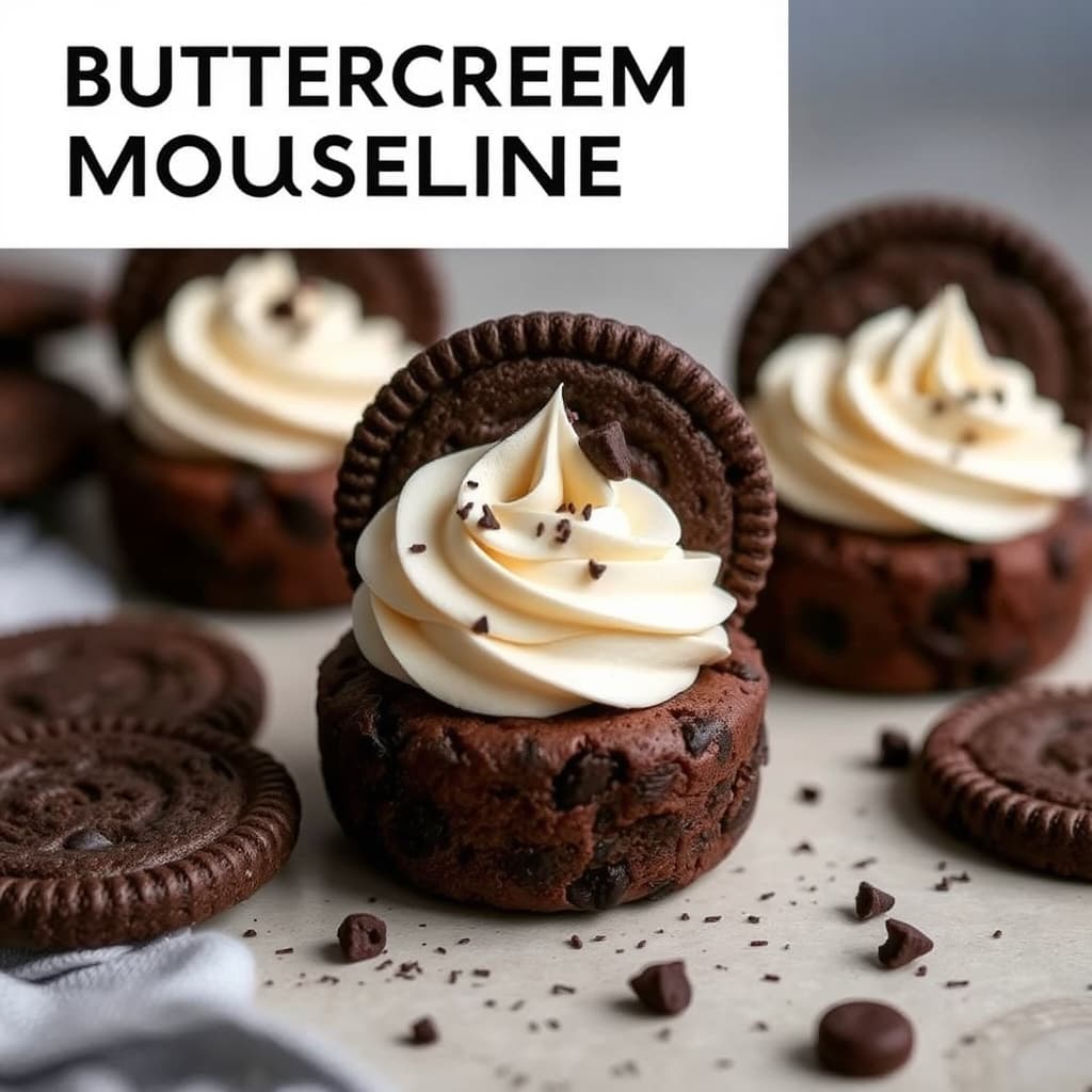 Smørkrem Mousseline / Kjeks og krem