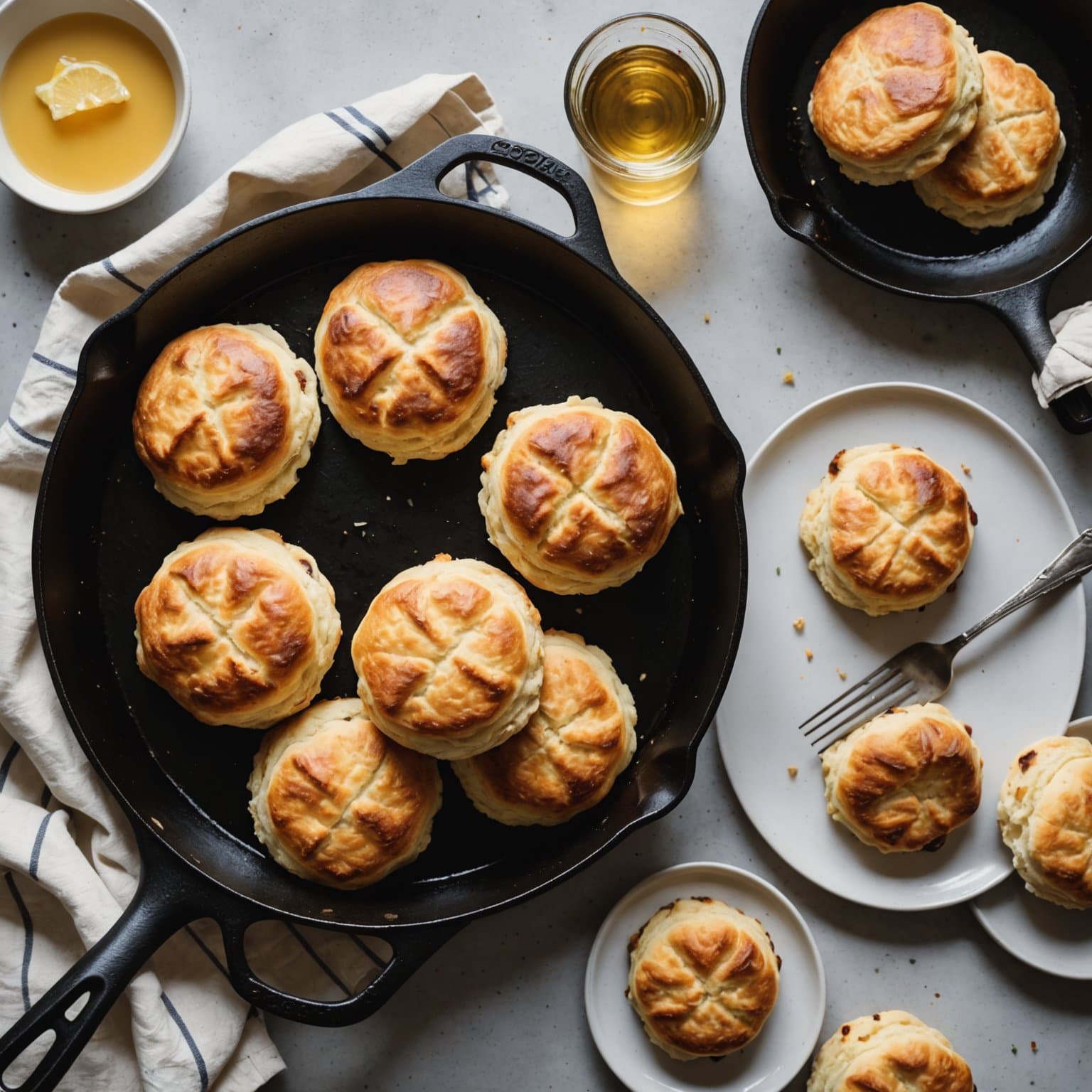 Sølvlagsboller med kulturmelk