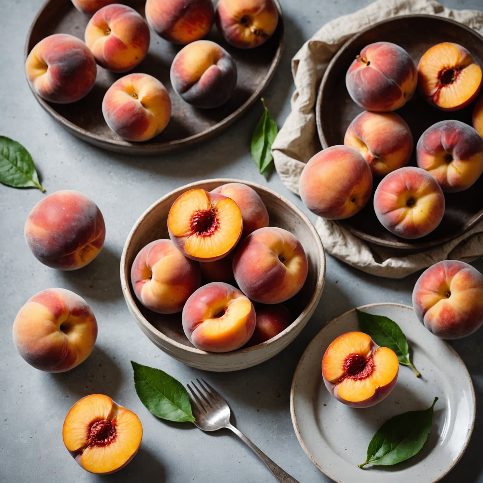 Sommerlige ferskener fra hjemlige trakter