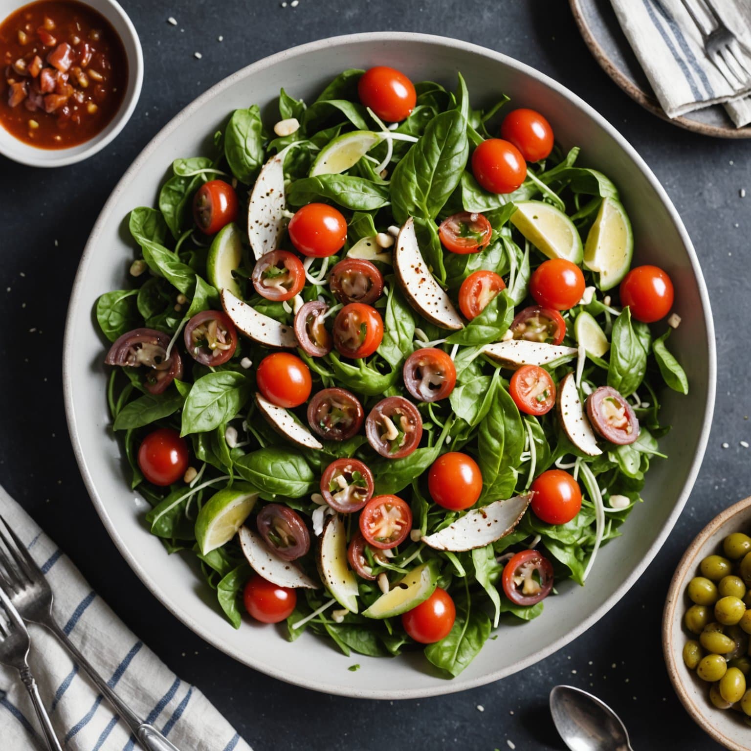 Sommersalat med ansjos