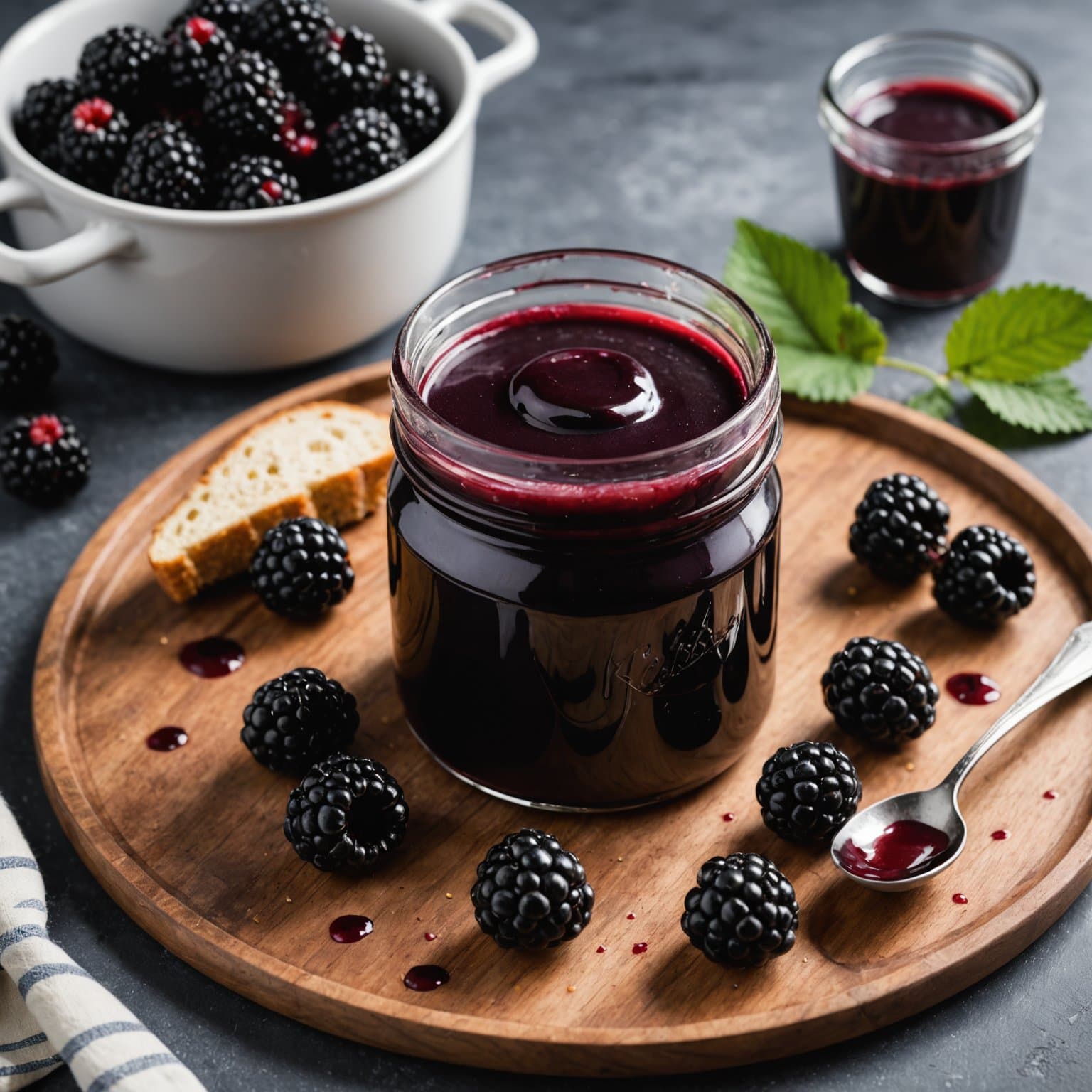 Søt bjørnebærsaus