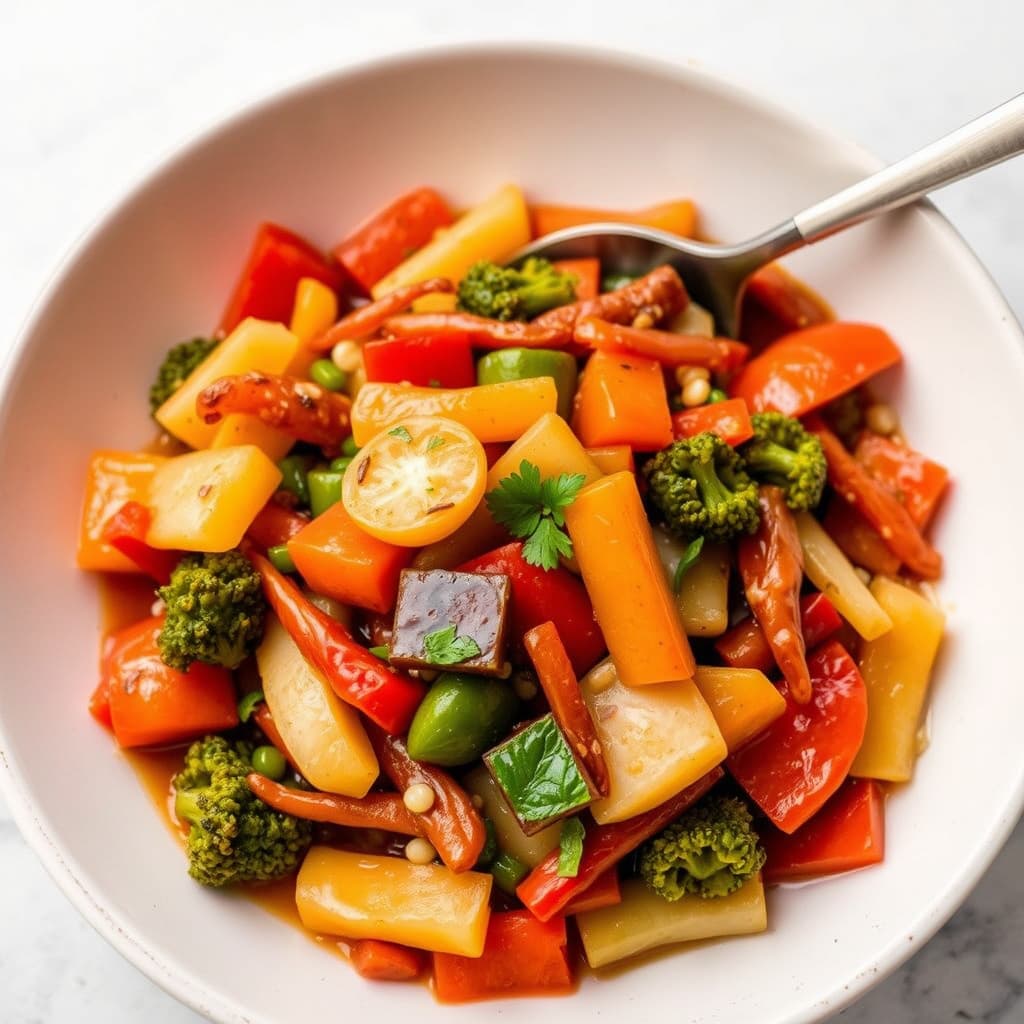 Søt grønnsaksstuing