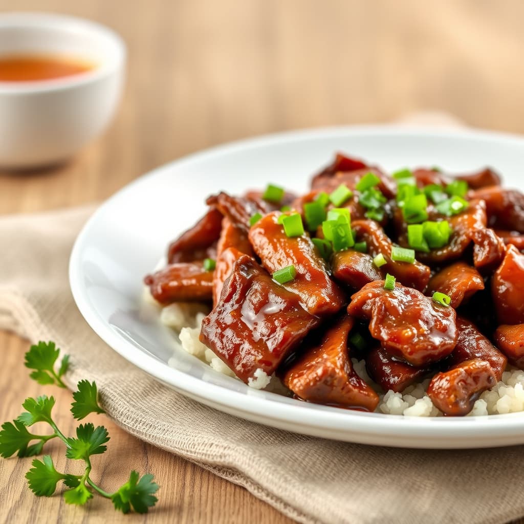 Søt og krydret biff